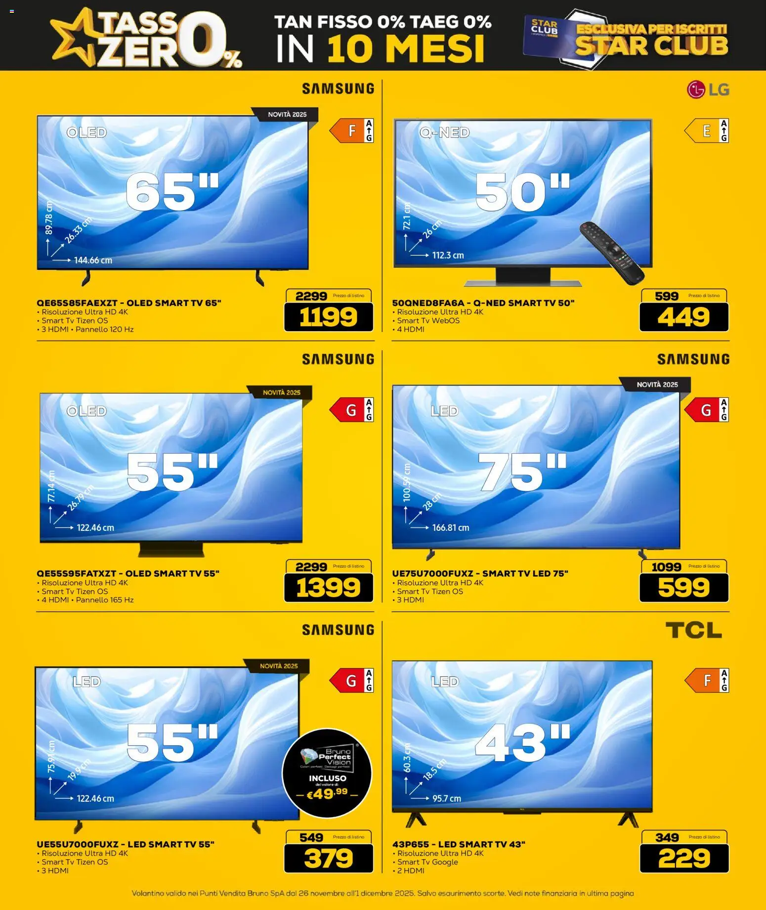 Volantino Euronics del 26.11.2025 | Pagina: 22 | Prodotti: smart TV, TV, Samsung