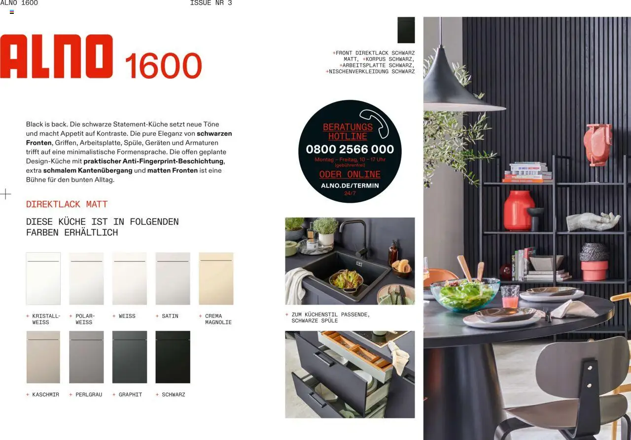 Höffner Alno – gültig ab 22.09.2025 | Seite: 20 | Produkte: Küche, Uhr