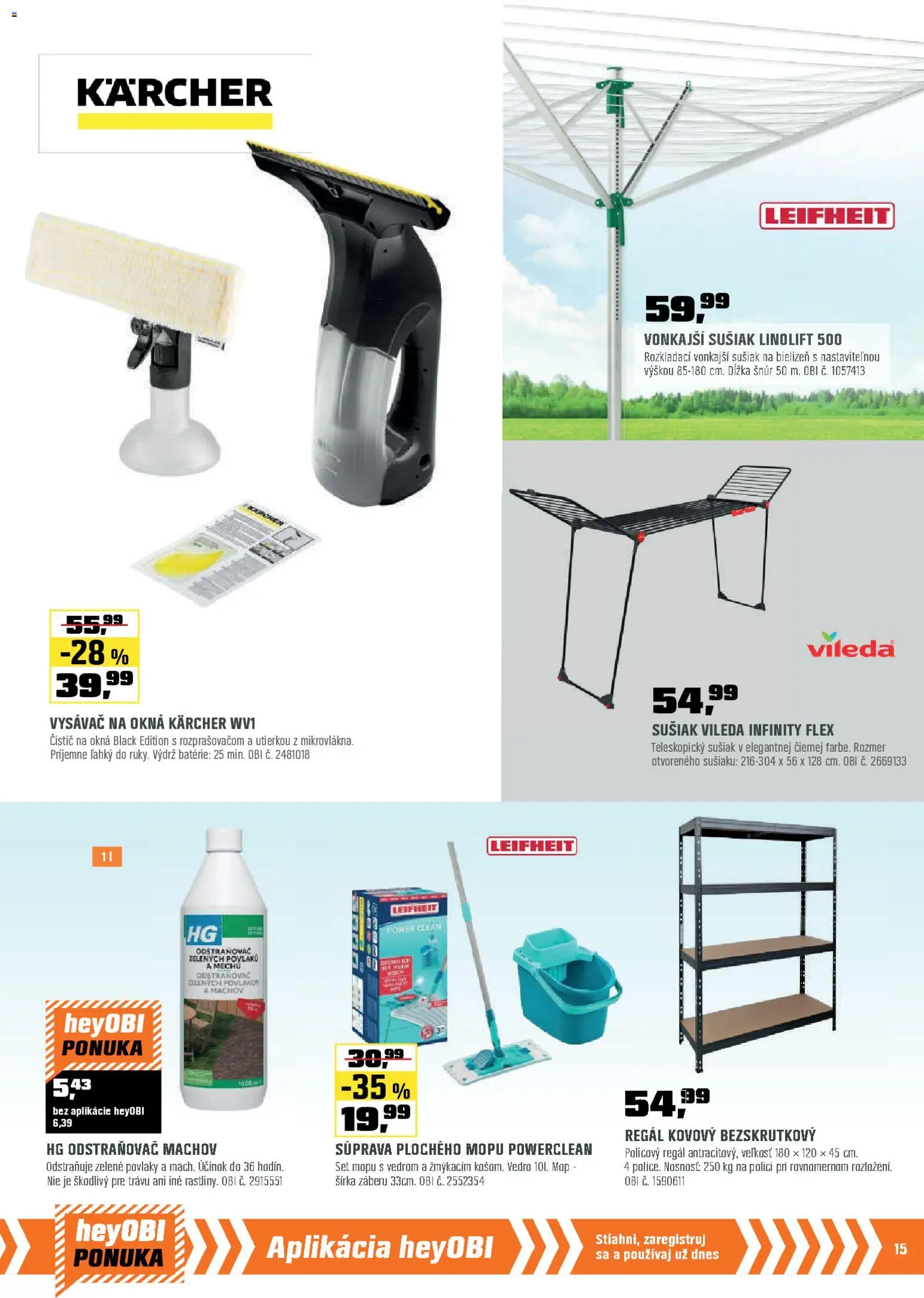 Nové OBI akcie – leták je platný od 01.04.2026 | Strana: 17 | Produkty: Dlažba