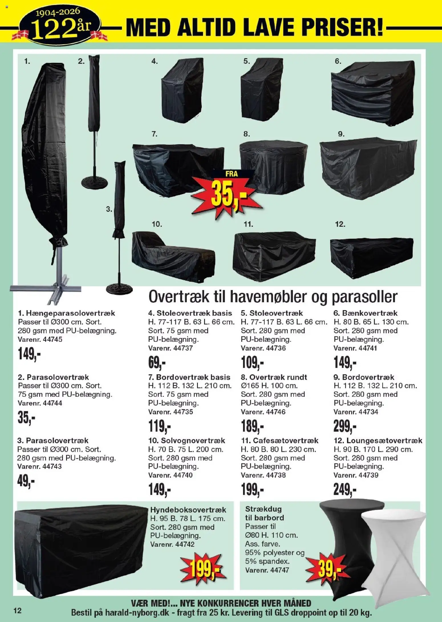 Harald Nyborg tilbudsavis – gyldig fra 23.04.2026 | Side: 86 | Produkter: Havemøbler, Barbord