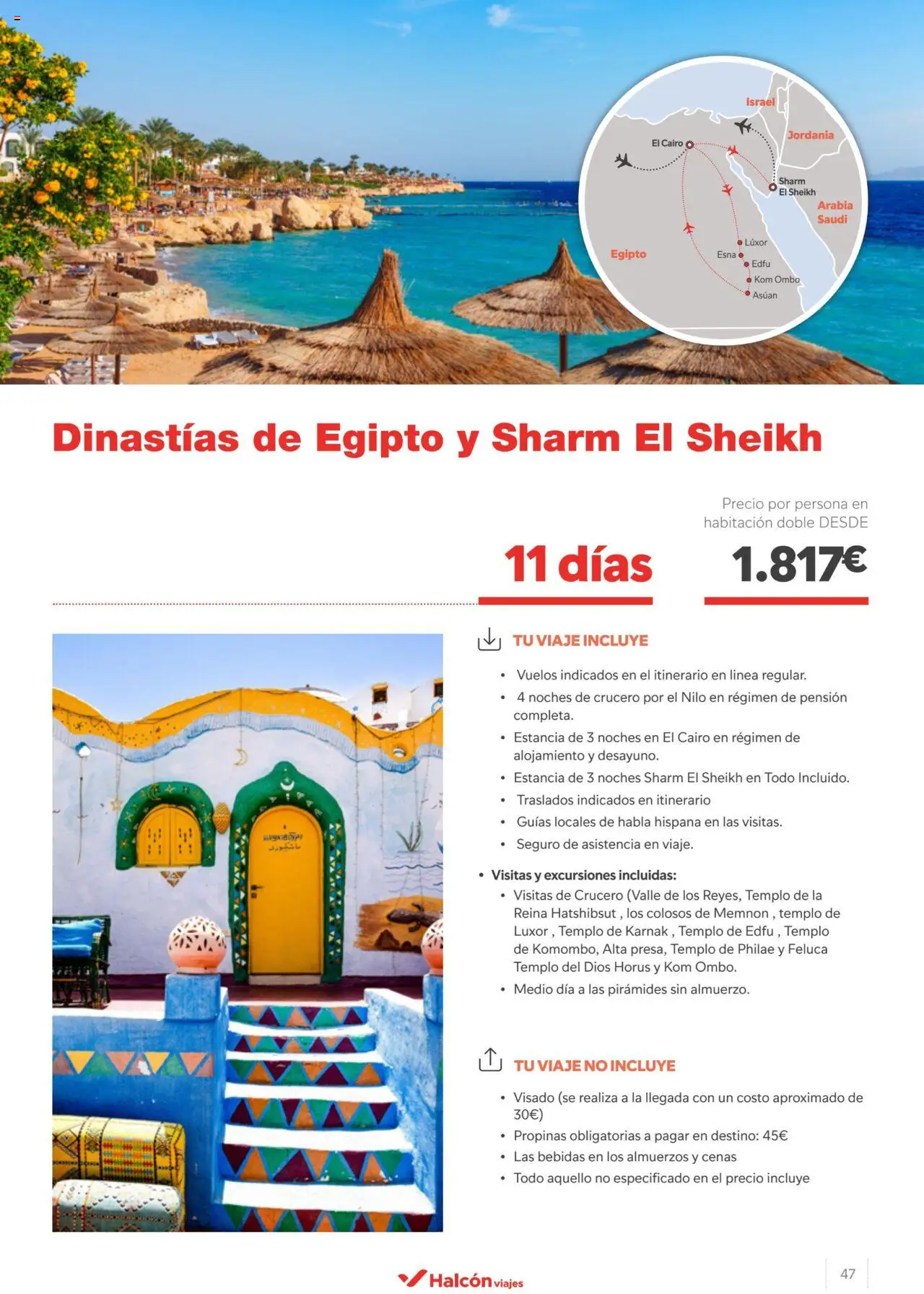Halcón Viajes Egipto │ válido desde el 15.04.2024 | Página: 47