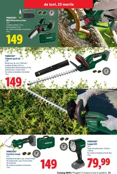 Ofertele Lidl valabile de la 19.02.2026 | Pagină: 65 | Produse: Trimmer, Încărcător, Babak, Lampă