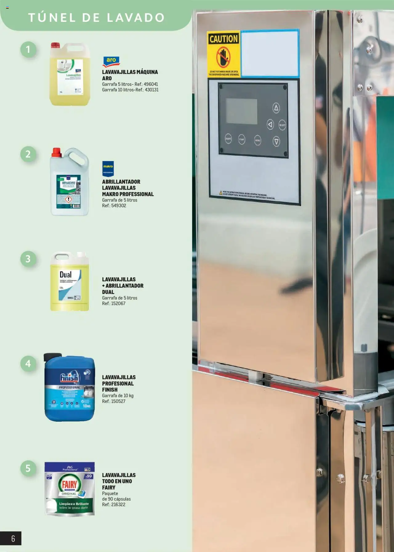 Makro - Catálogo Limpieza - Prat │ válido desde el 11.06.2025 | Página: 6 | Productos: Lavavajillas