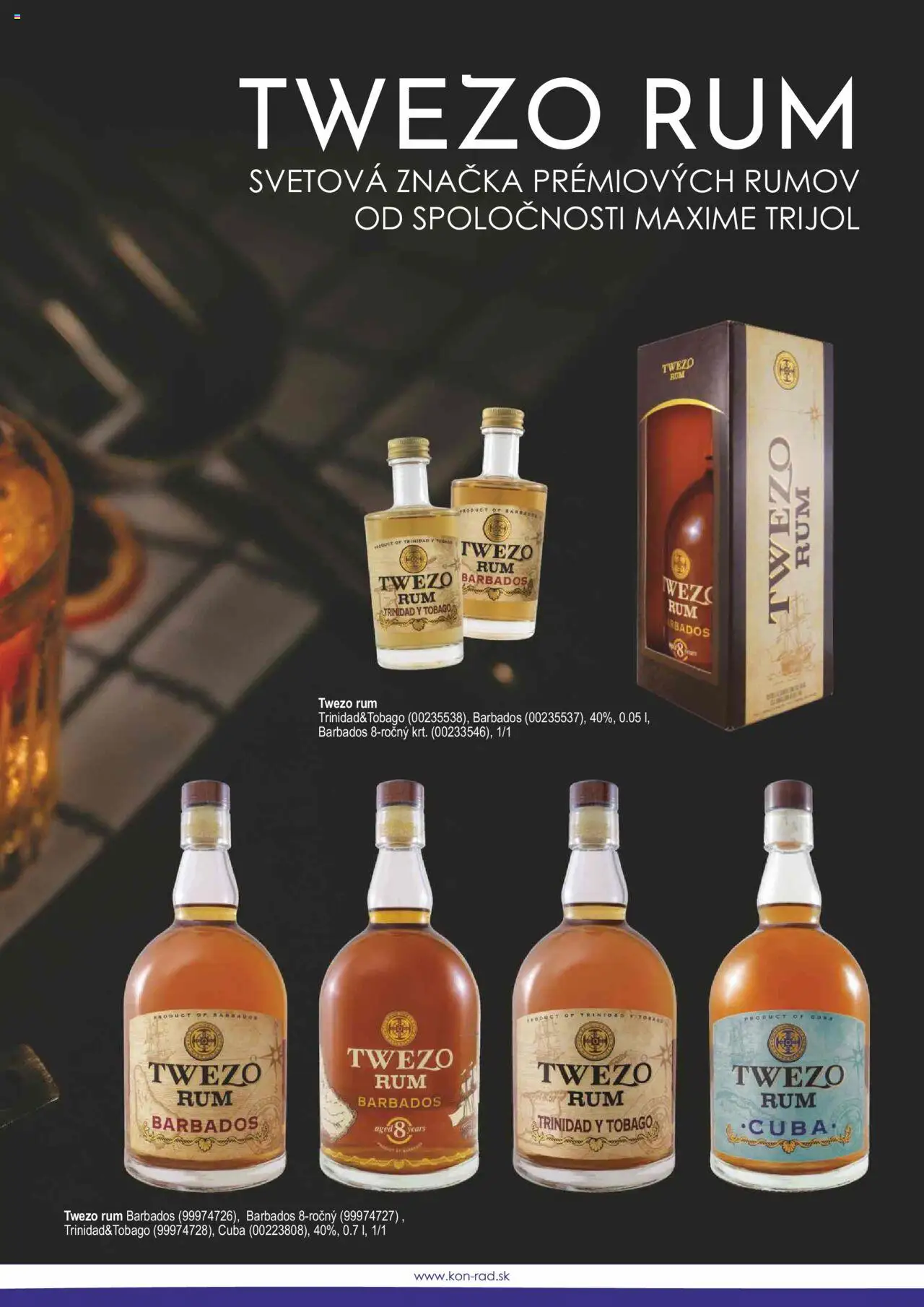 Nové KON - RAD akcie – leták je platný od 01.05.2025 | Strana: 3 | Produkty: Rum