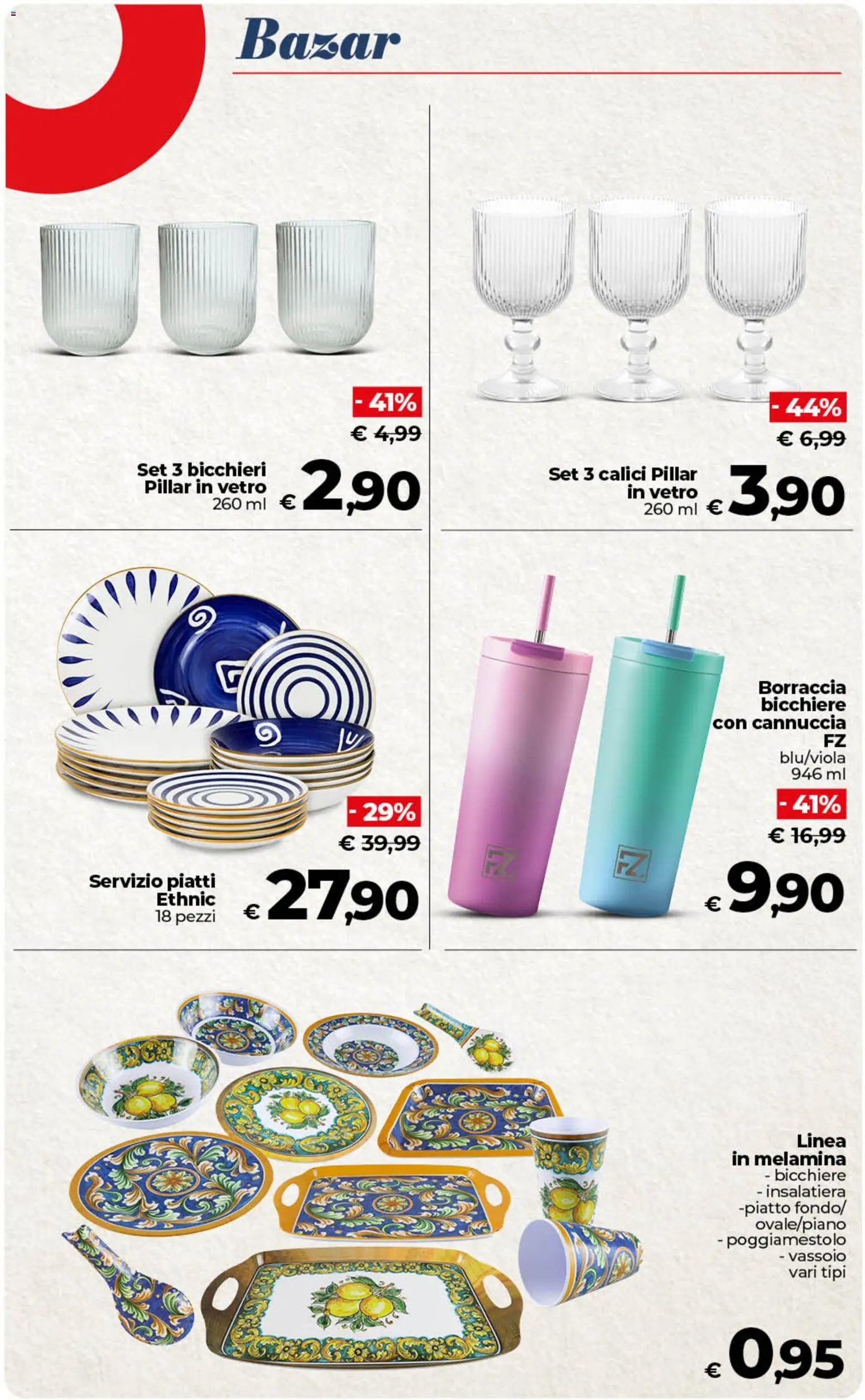 Volantino COOP del 26.03.2026 | Pagina: 51 | Prodotti: Piatto, Vassoio, Borraccia