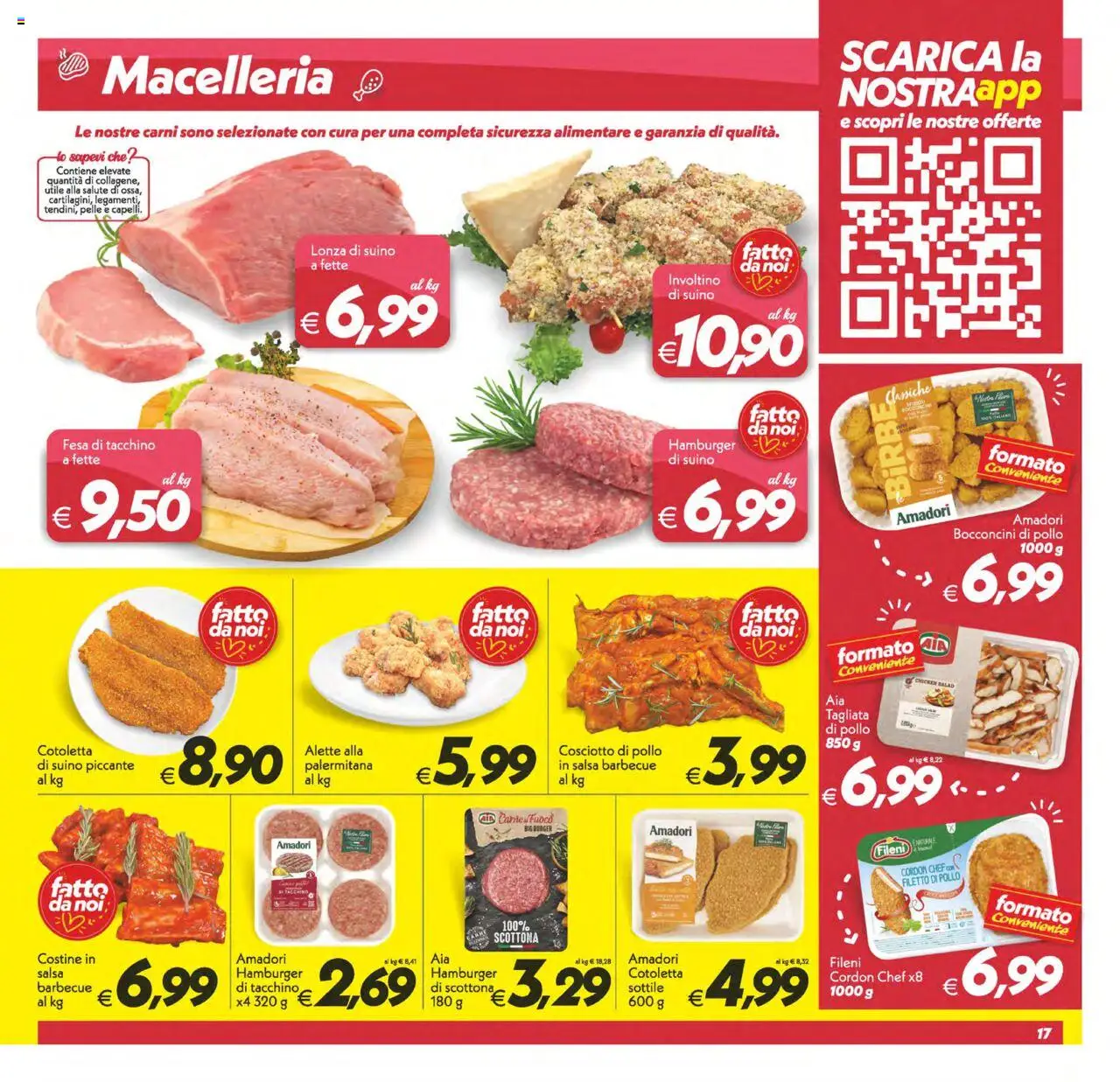 Volantino SuperConveniente del 03.06.2025 | Pagina: 17 | Prodotti: Pollo, Salsa, Salsa barbecue, Hamburger