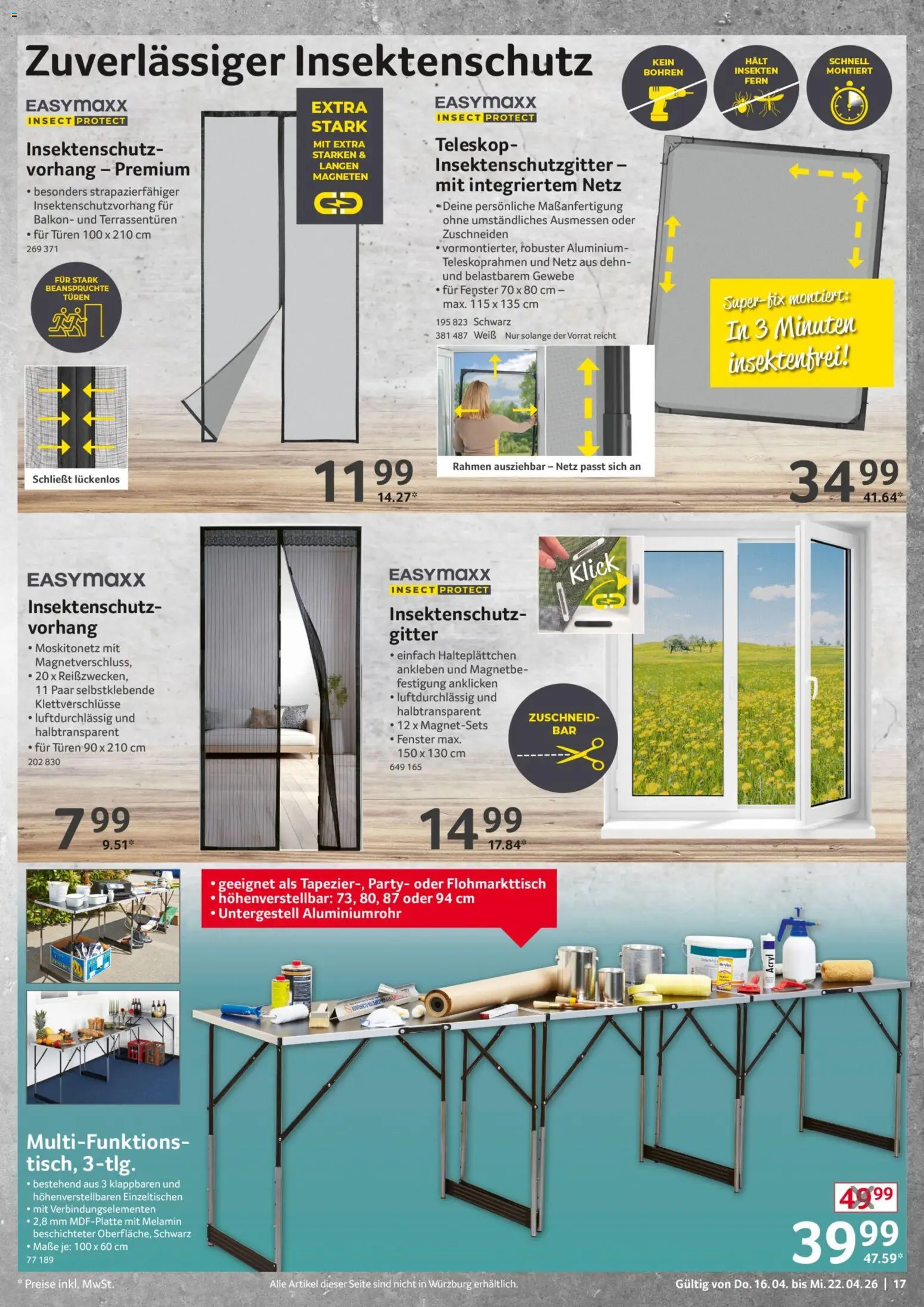 Selgros Non Food – gültig ab 16.04.2026 | Seite: 17 | Produkte: Vorhang