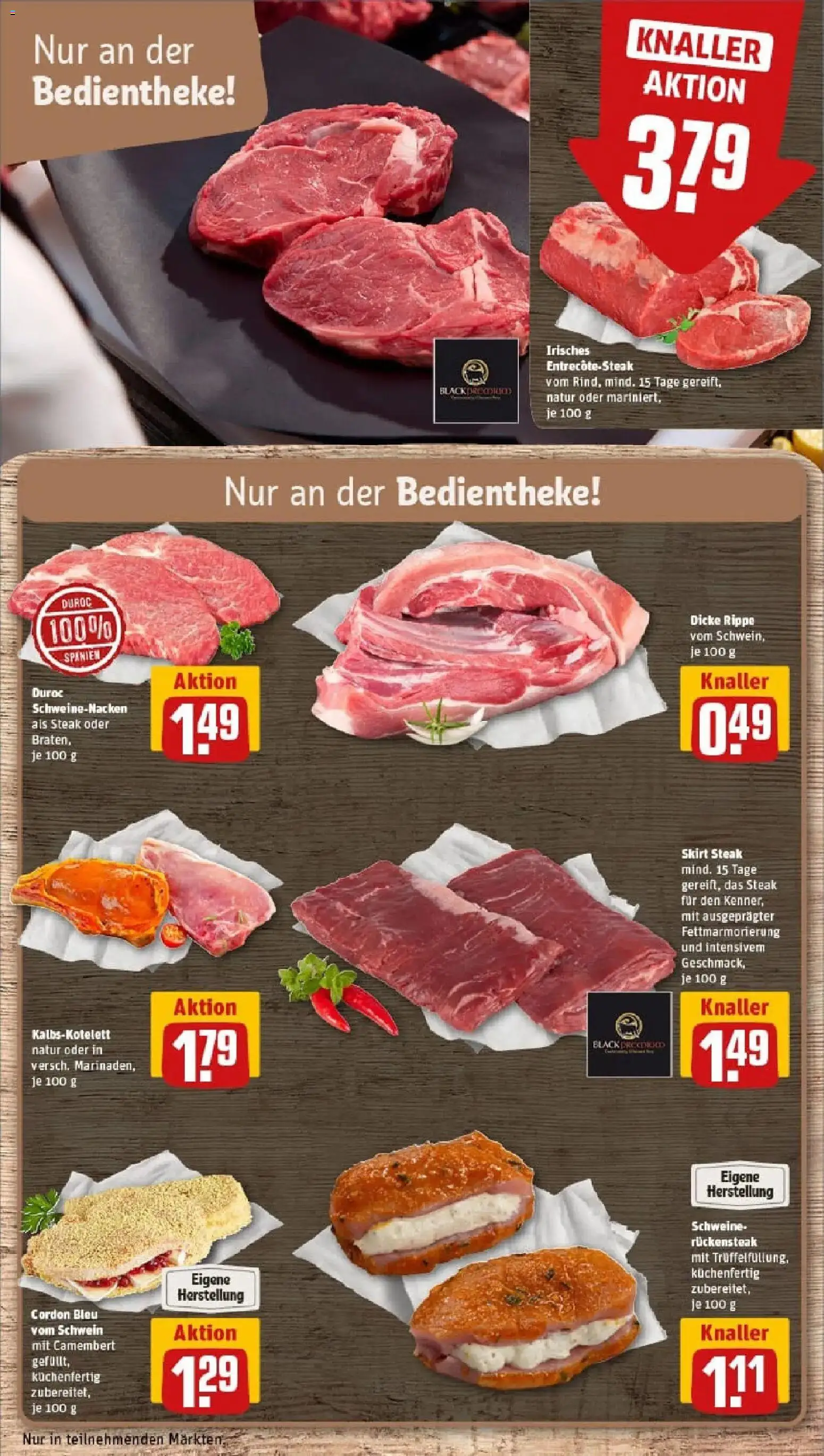 Rewe prospekt Berlin / Neukölln	 – gültig ab 17.11.2025 | Seite: 10 | Produkte: Schweinenacken, Steak
