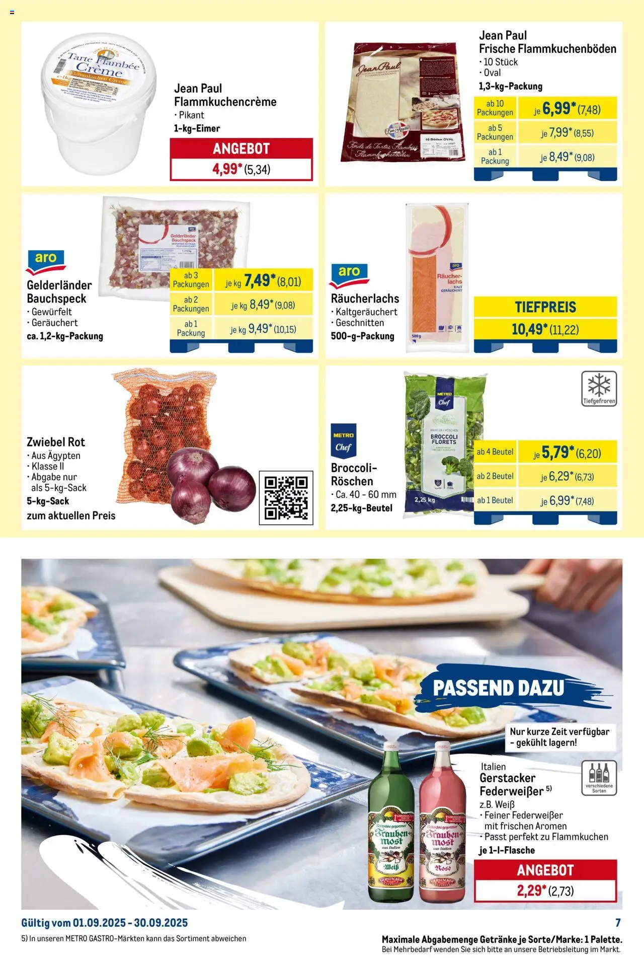 Metro Monats-Menü - gültig ab dem 01.09.2025 | Seite: 7 | Produkte: Creme, Lachs, Räucherlachs