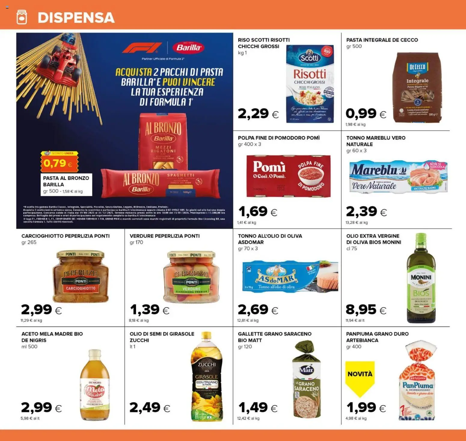 Volantino Oasi del 23.10.2025 | Pagina: 16 | Prodotti: Verdure, Pomodoro, Aceto, Olio extra vergine