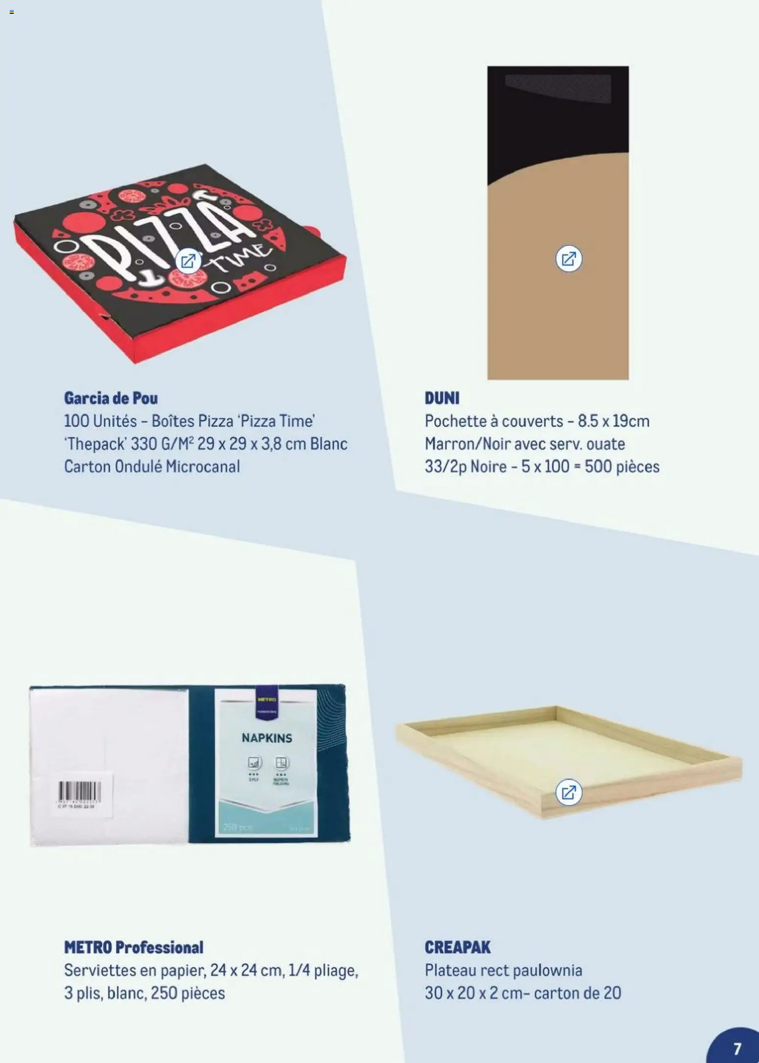 {H1} | Page: 7 | Produits: Plateau, Pizza