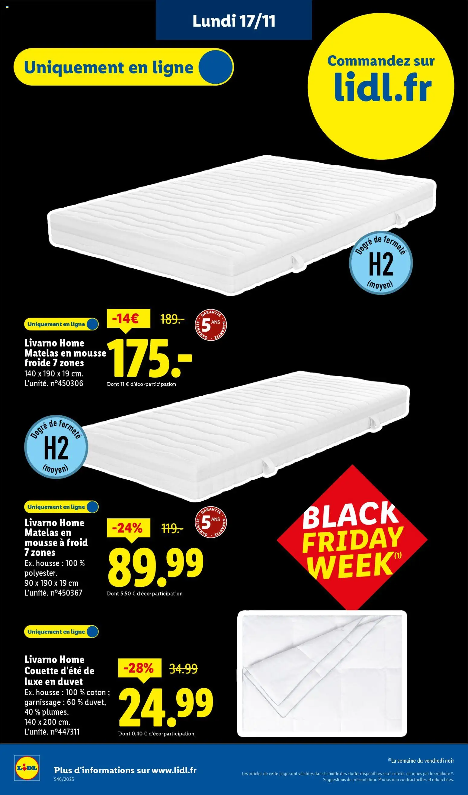 {H1} | Page: 8 | Produits: Coton, Mousse, Matelas, Couette