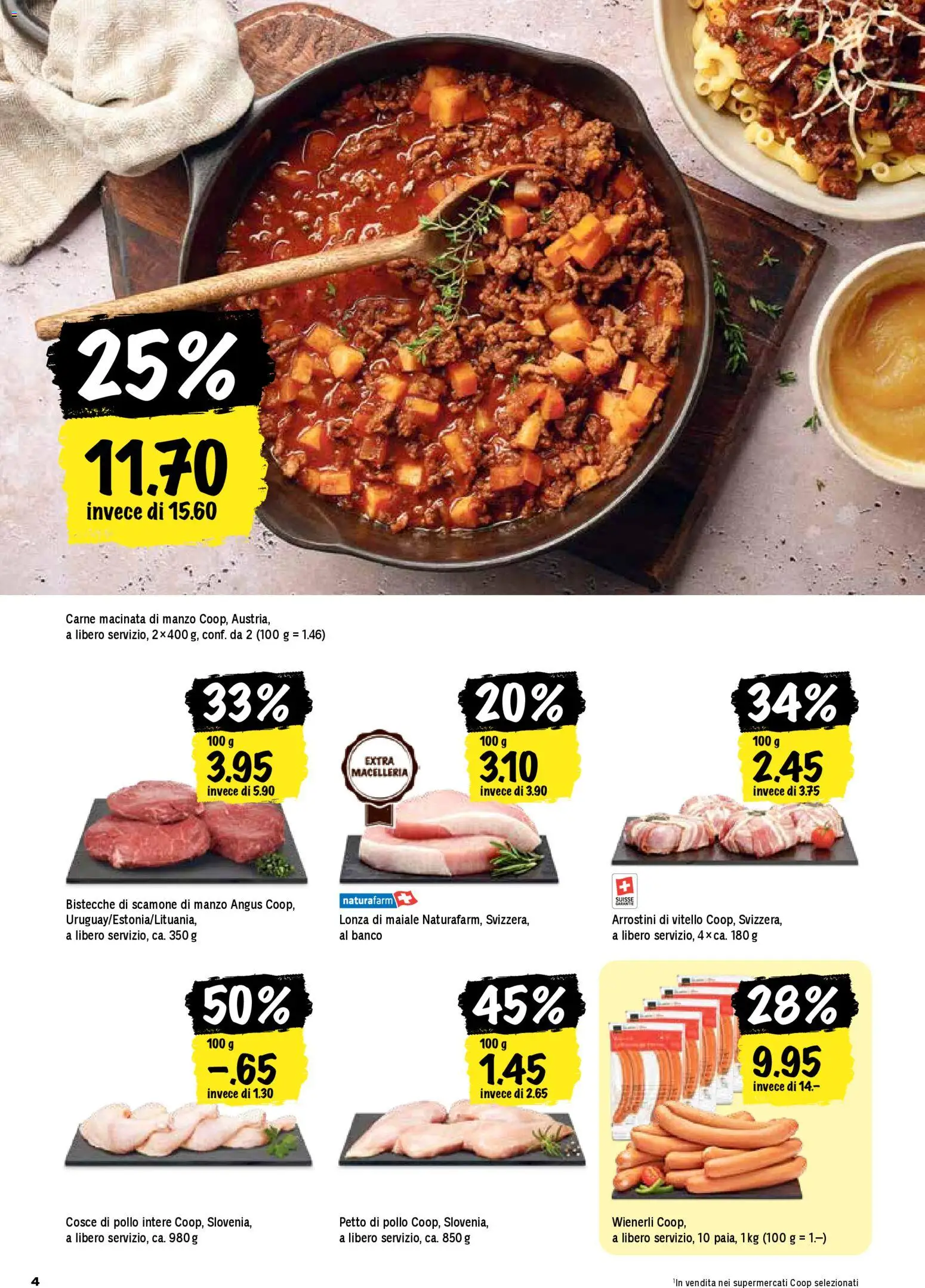 Coop - Una settimana di azioni – gültig ab 20.11.2025 | Seite: 4