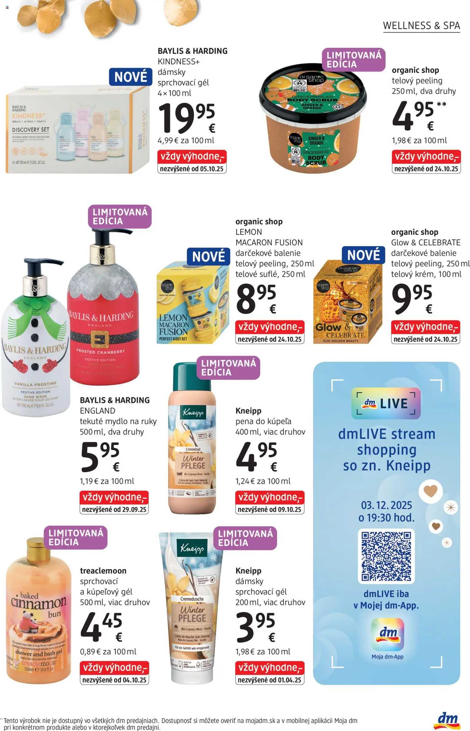 Nové dm drogerie akcie – leták je platný od 01.12.2025 | Strana: 15