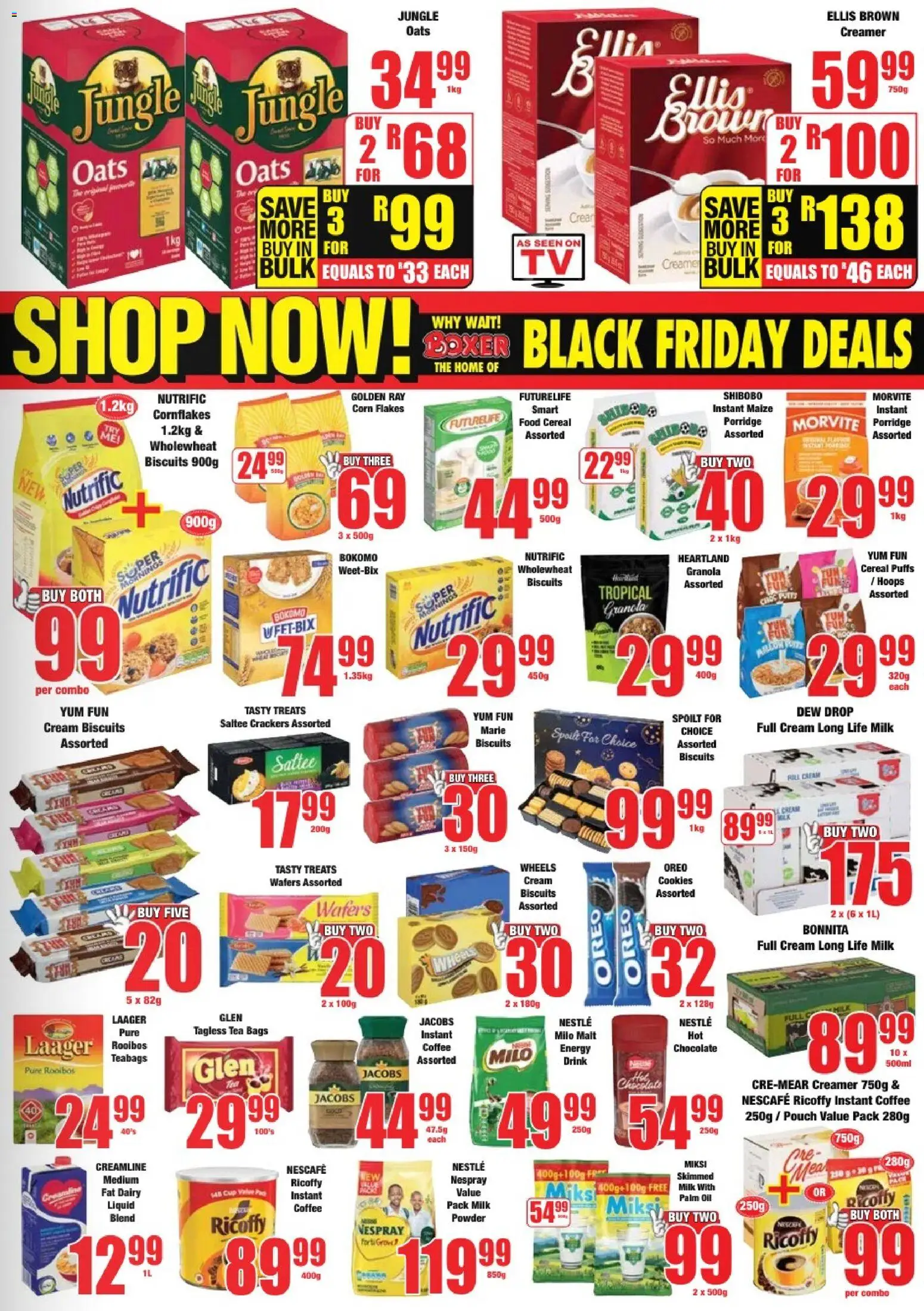 New Boxer catalogue – valid from 10.11.2025 | Page: 5 | Products: Corn, Creamer, Powder, Tea