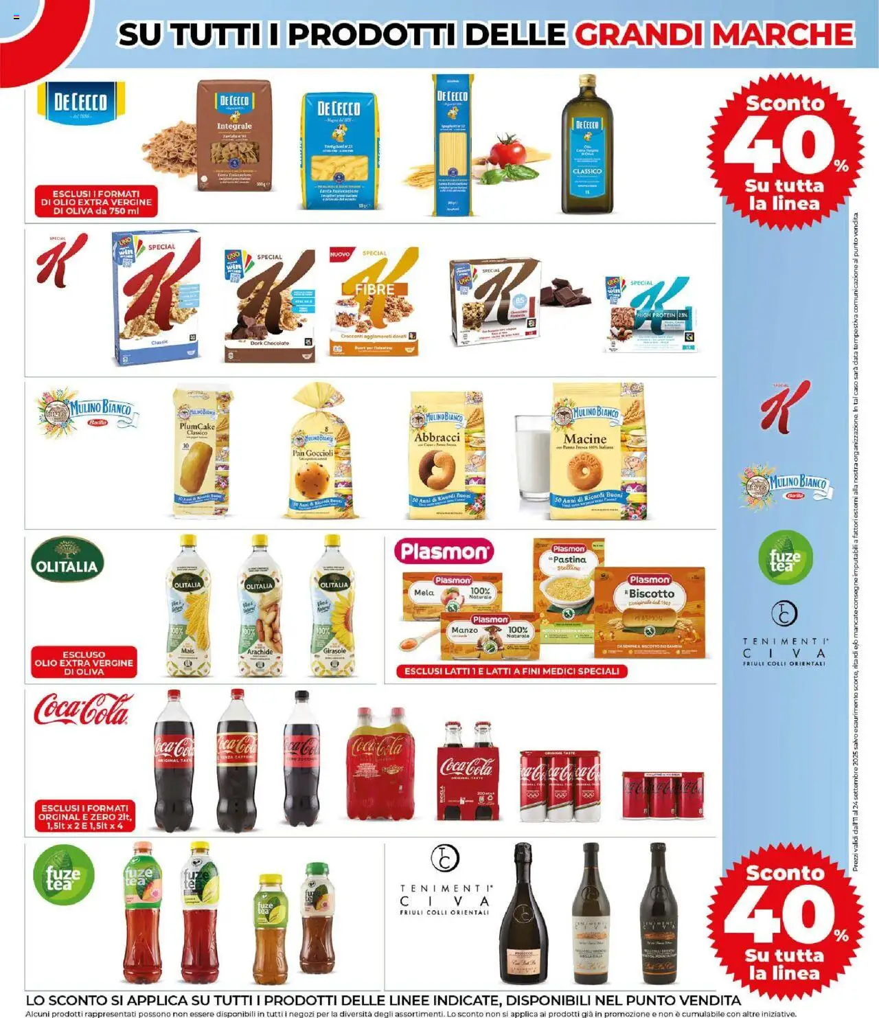 Volantino COOP del 11.09.2025 | Pagina: 5 | Prodotti: Olio, Plumcake, Mais, Coca Cola