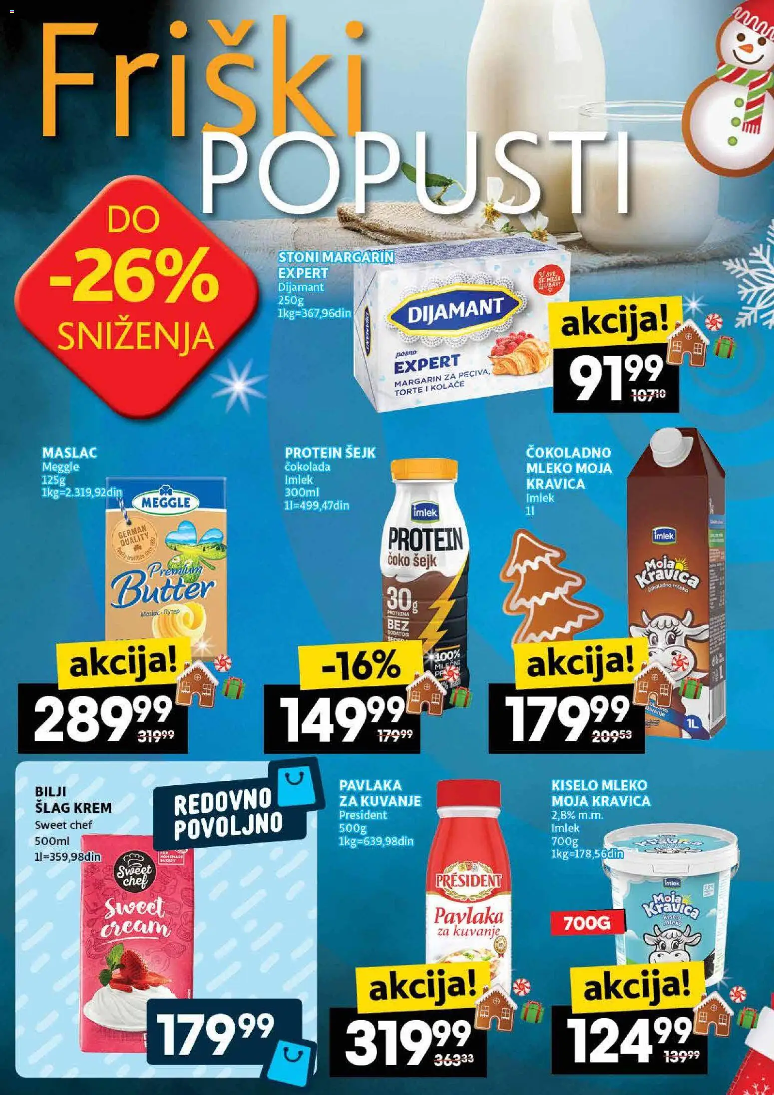 Roda katalog - važi od 18.12.2025 | Strana: 10 | Proizvode: Šlag, Moja kravica, Mleko, Šlag krem
