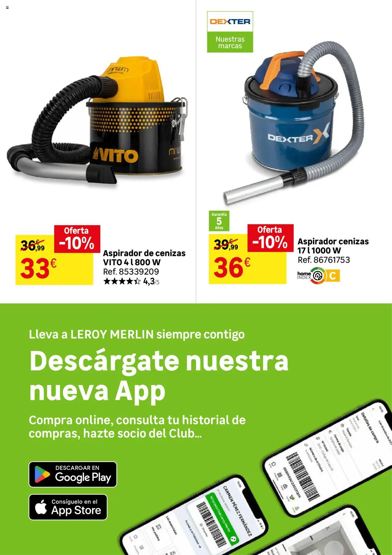 Leroy Merlin catálogo │ válido desde el 21.10.2025 | Página: 44 | Productos: Aspirador