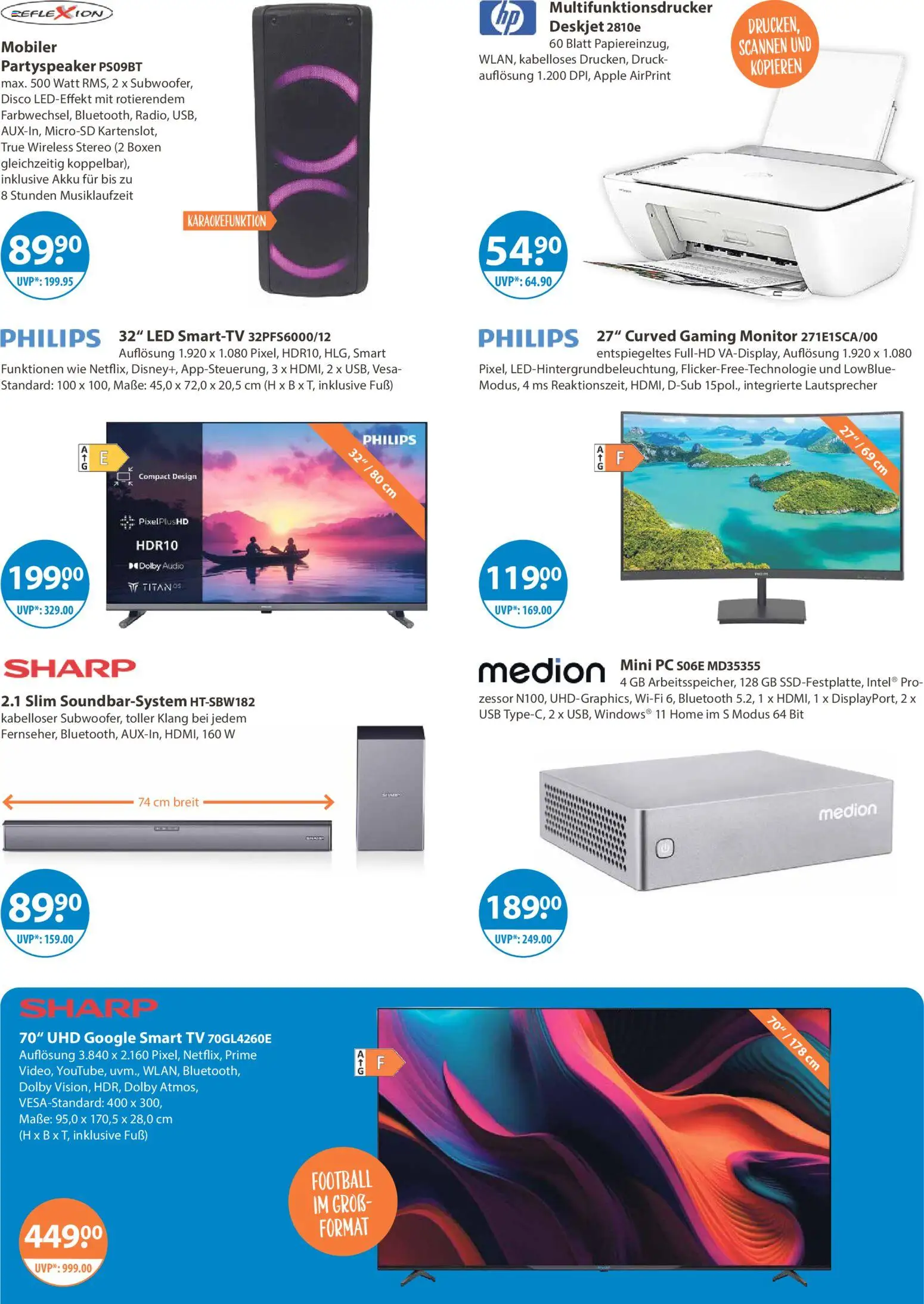 V-Markt - Schwaben / Oberbayern – gültig ab 05.02.2026 | Seite: 19 | Produkte: Lautsprecher, USB, Apple, Mini pc