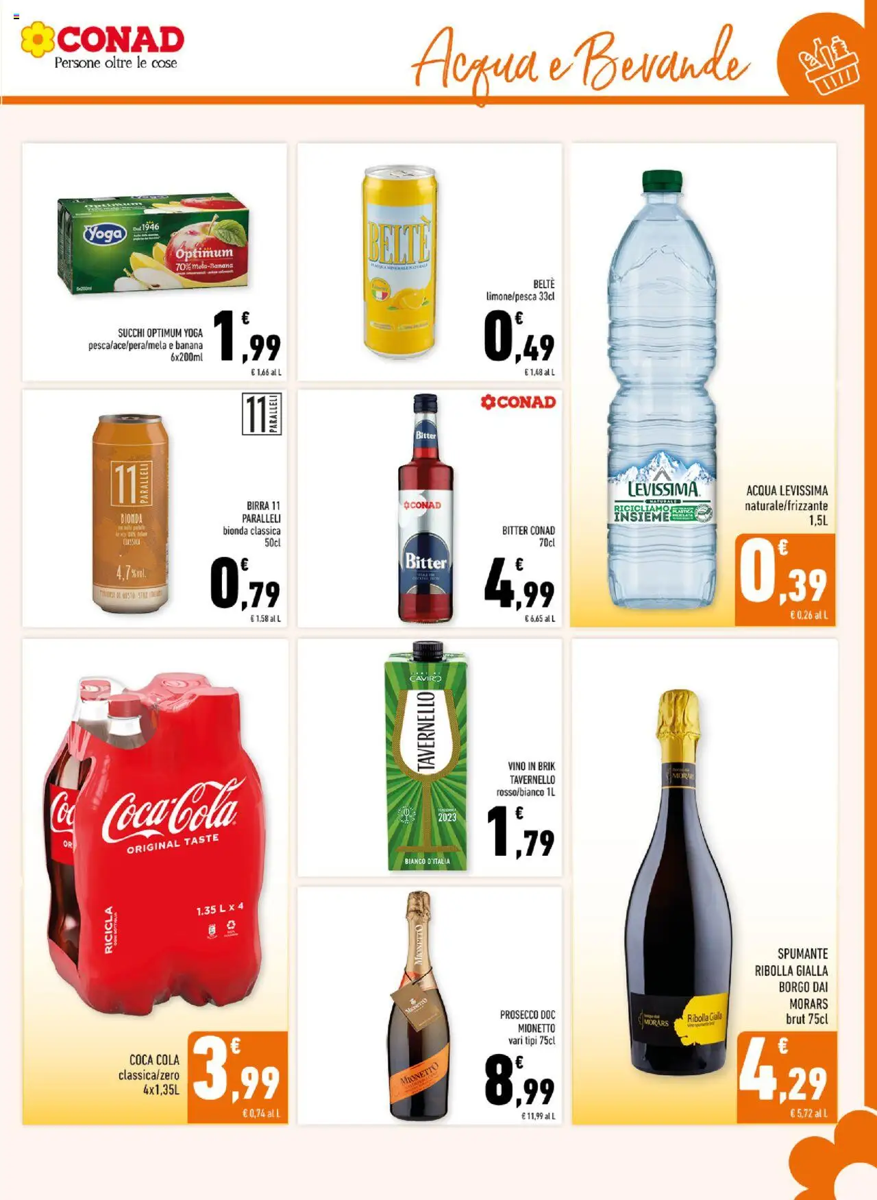Volantino Conad del 10.09.2025 | Pagina: 13 | Prodotti: Birra, Prosecco, Vino, Spumante