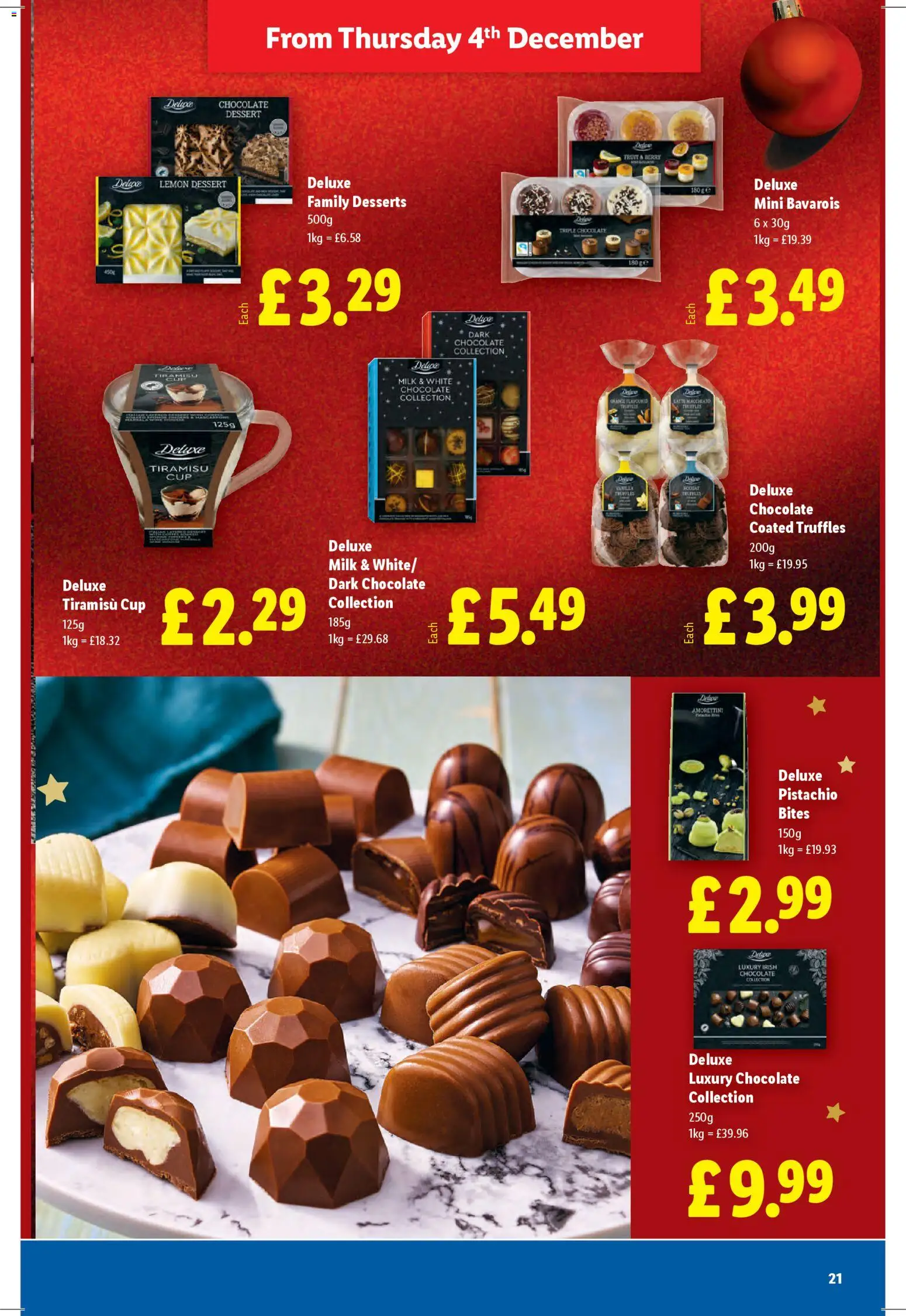 {H1} | Page: 21 | Products: Milk, Chocolate, Luges, Lemon