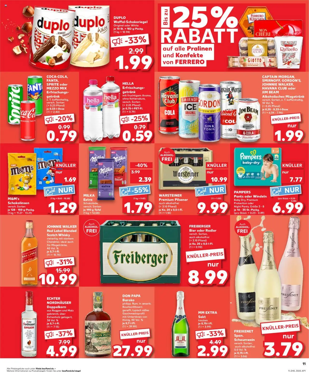 Kaufland prospekt Jena	 – gültig ab 05.10.2025 | Seite: 11 | Produkte: Mezzo mix, Bier, Rum, Oder mezzo mix