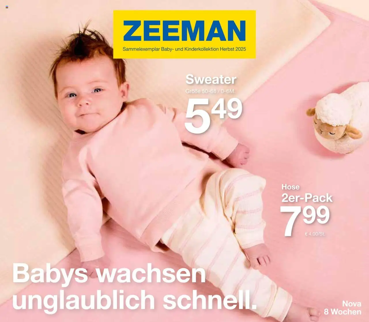 Zeeman Babyprospekt – gültig ab 18.07.2025 | Seite: 1 | Produkte: Hose