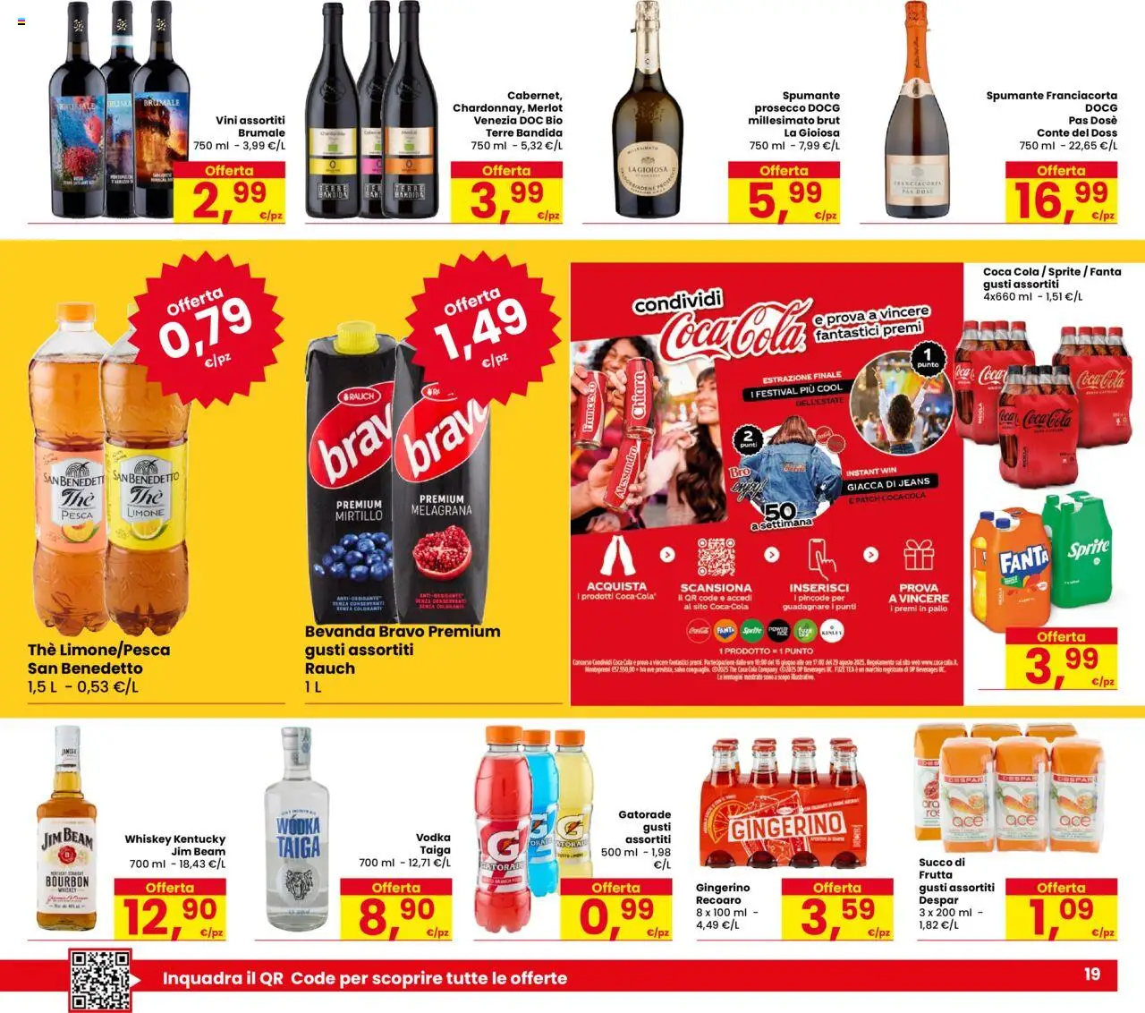 Volantino Despar del 07.08.2025 | Pagina: 19 | Prodotti: Limone, Jeans, Spumante, Fanta
