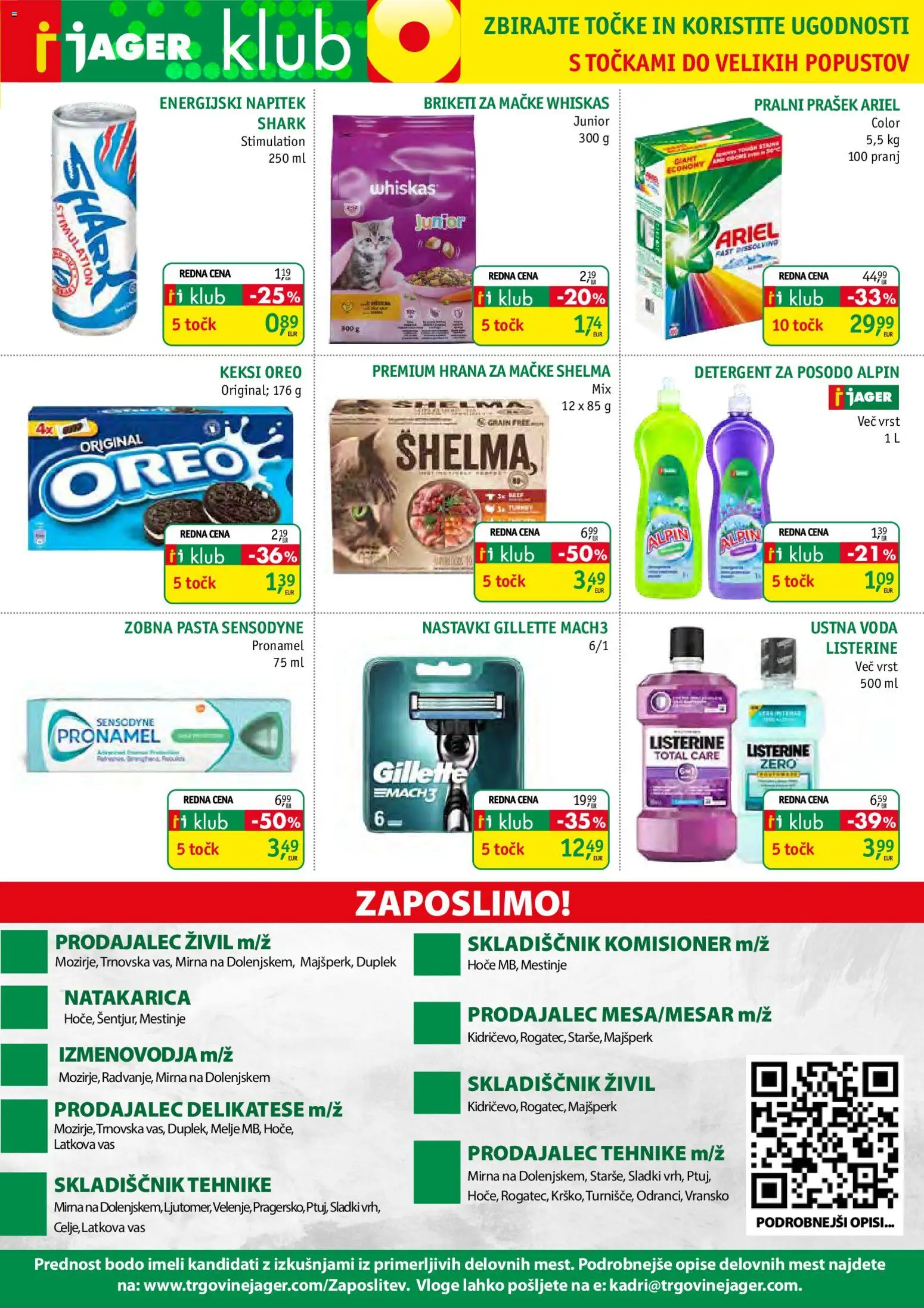 Novi Jager katalog ponudbe – veljaven od 29.10.2025 | Stran: 13 | Izdelki: Pralni prašek, Energijski napitek, Zobna pasta, Detergent