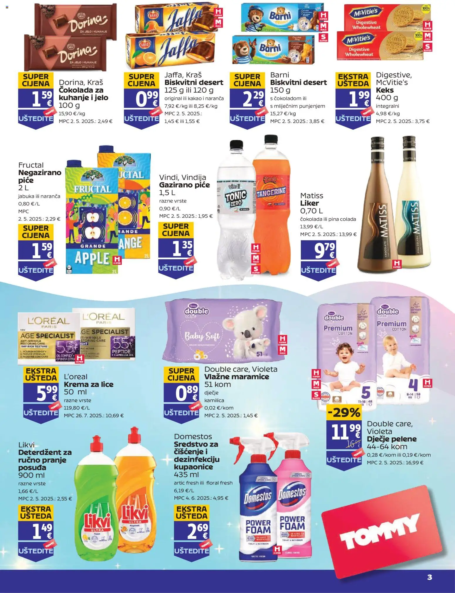 Tommy katalog | vrijedi od 19.02.2026 | Stranica: 2 | Proizvodi: Keks, Krema, Tonic, Jabuka