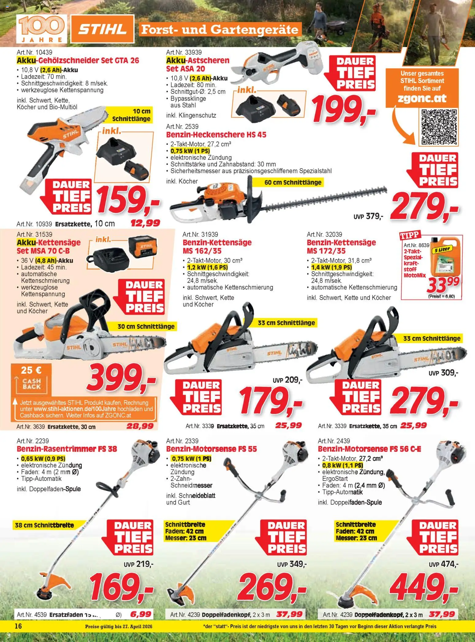 Zgonc Flugblatt April I 2026 gültig ab 01.04.2026 | Seite: 16 | Produkte: Kocher
