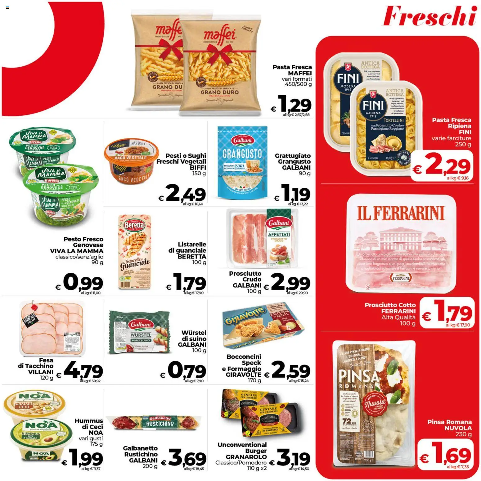 Volantino COOP del 24.02.2026 | Pagina: 5 | Prodotti: Pasta, Pesto, Parmigiano reggiano, Guanciale
