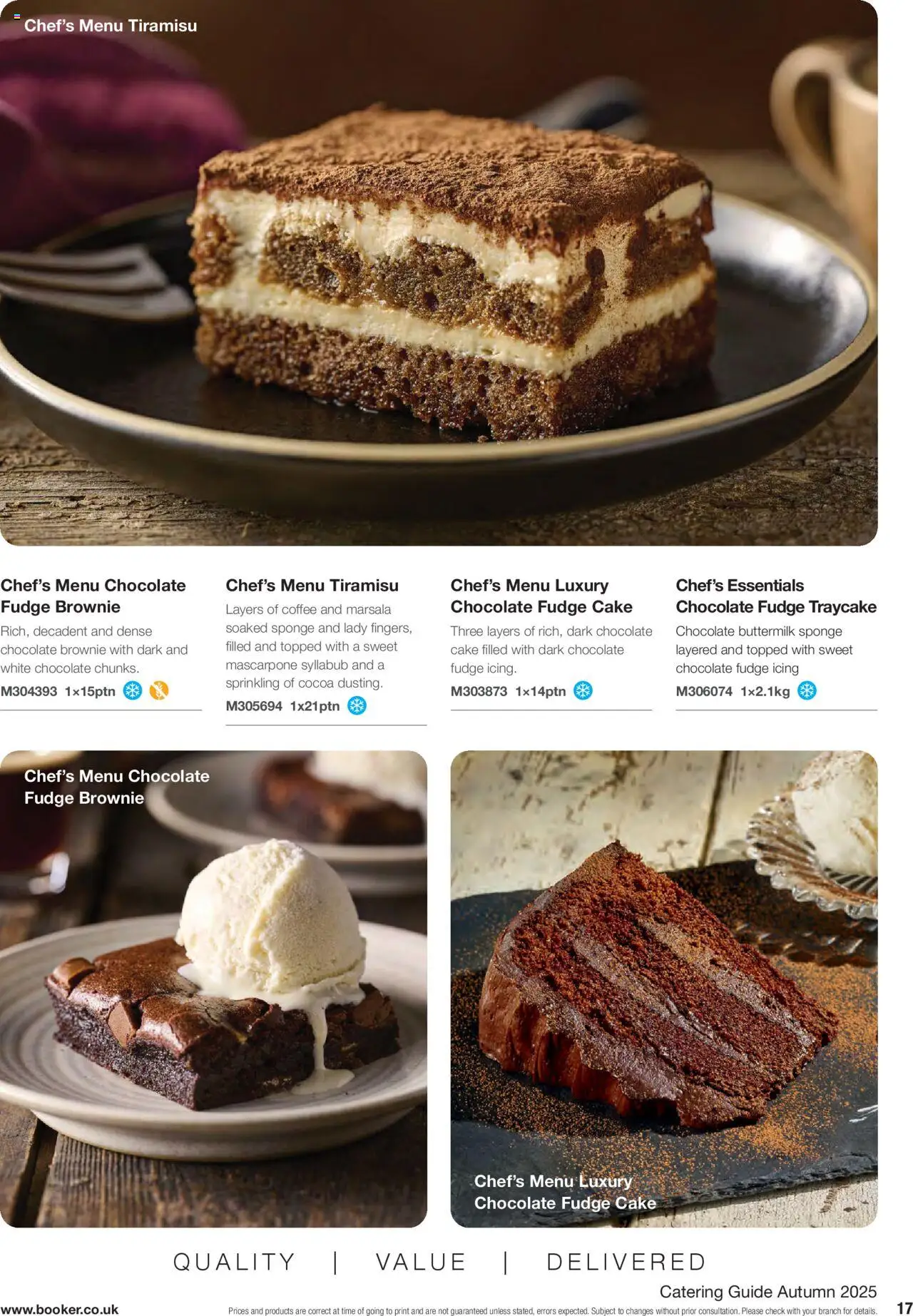 {H1} | Page: 17 | Products: Coffee, Chocolate, Cake, Cocoa