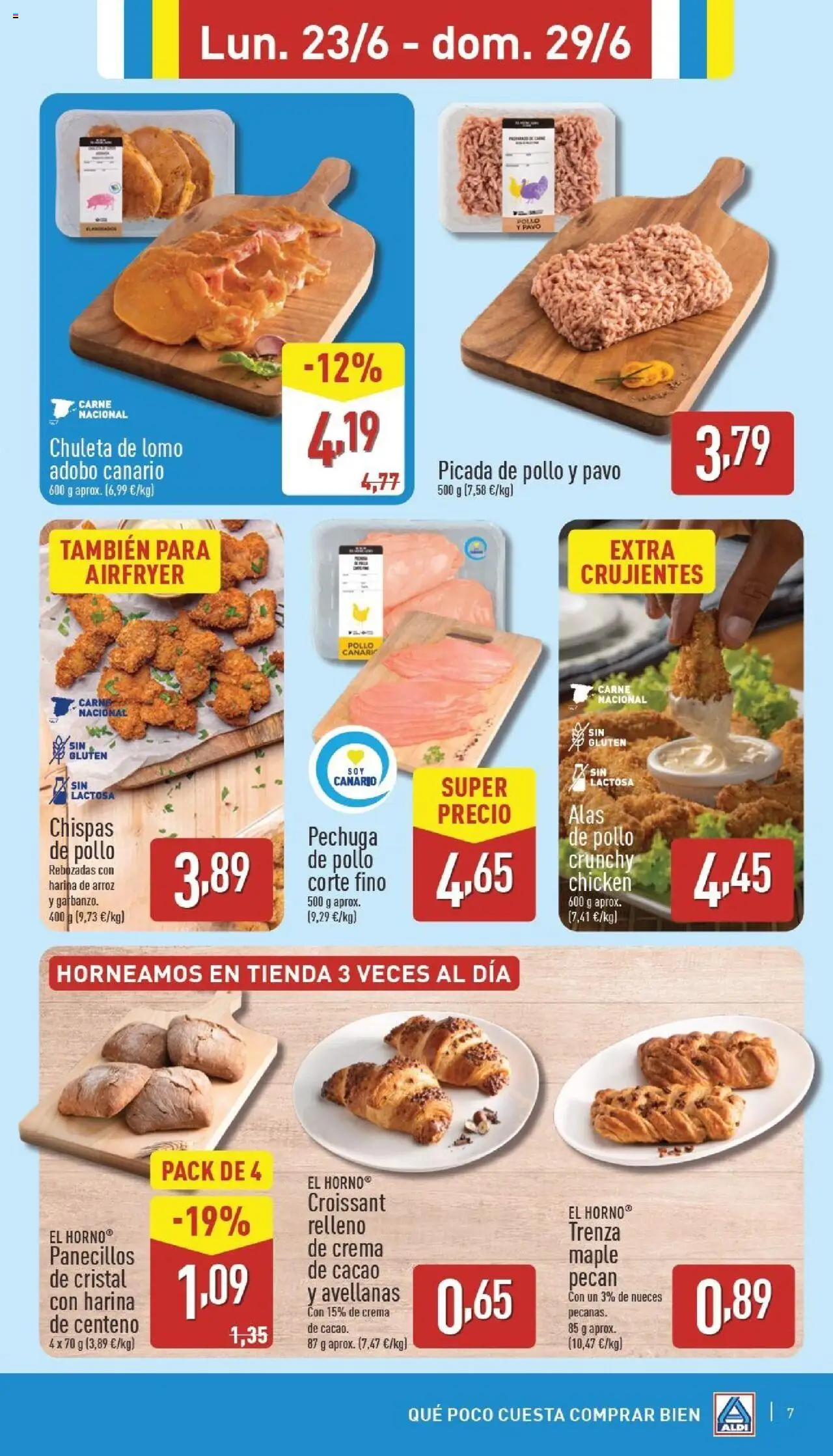 Aldi folleto Canarias │ válido desde el 23.06.2025 | Página: 7 | Productos: El horno, Arroz, Crema, Horno