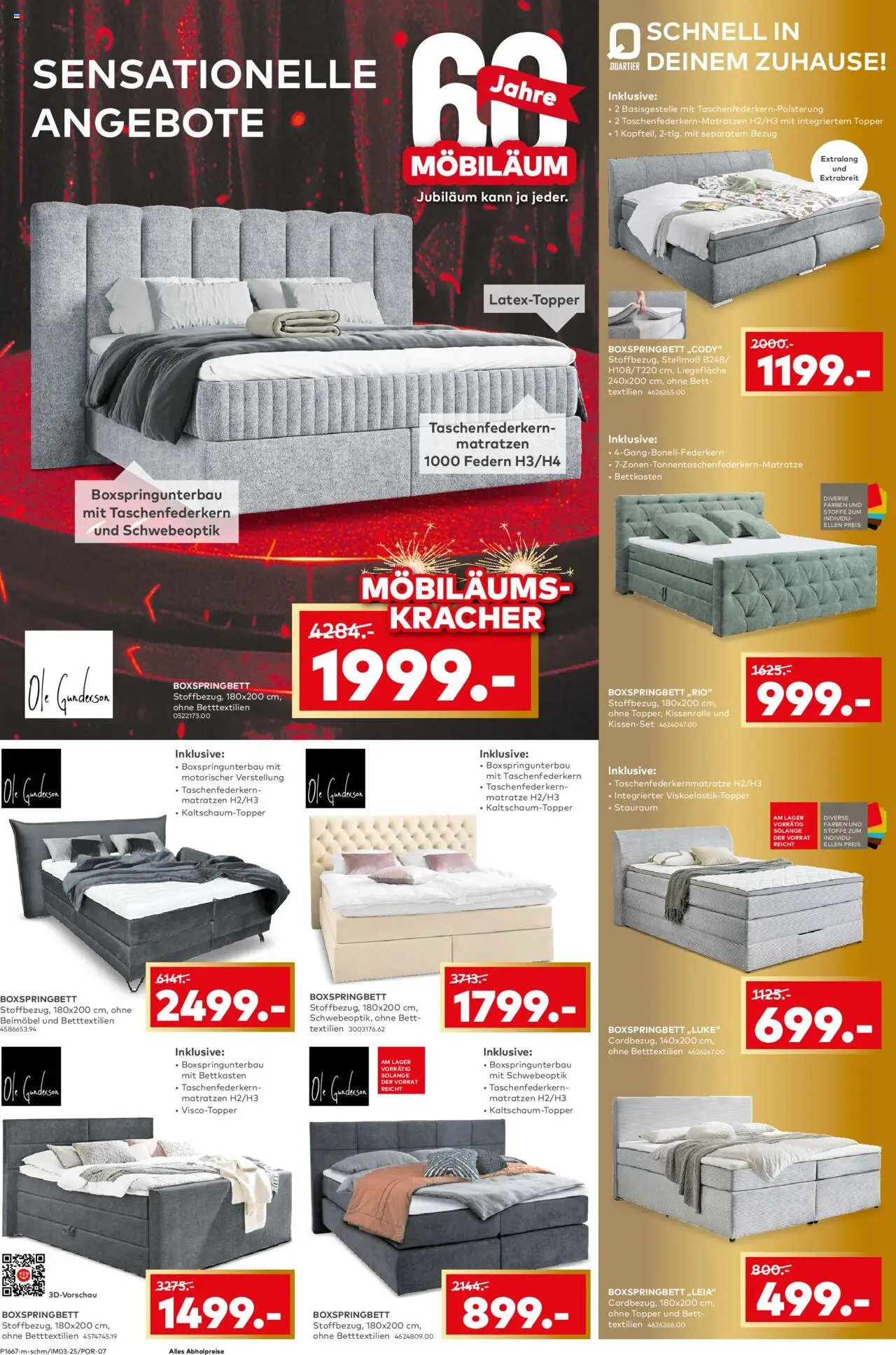 Porta! Prospekt 	 – gültig ab 19.10.2025 | Seite: 5 | Produkte: Bett, Matratze, Boxspringbett, Topper