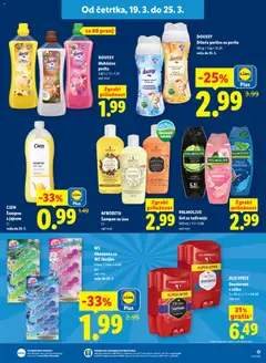 Lidl katalog akcije – veljaven od 19.03.2026 | Stran: 17 | Izdelki: Mehčalec, Kos, Sampon, Gel za tusiranje