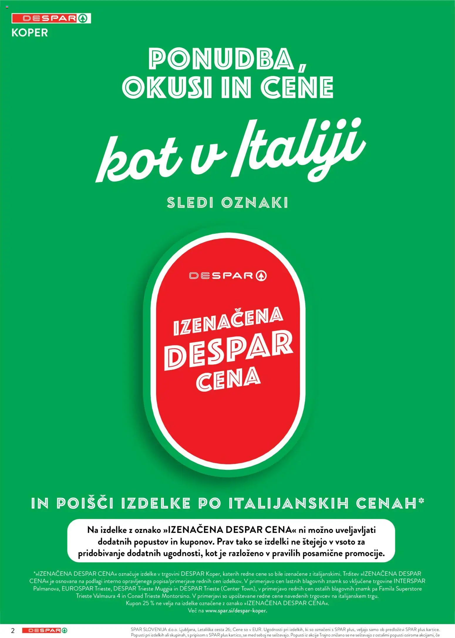 Novi Spar katalog ponudbe – veljaven od 22.04.2026 | Stran: 2