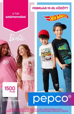 Pepco Akciós újság - amely érvényes a következő dátumtól: 19.02.2026