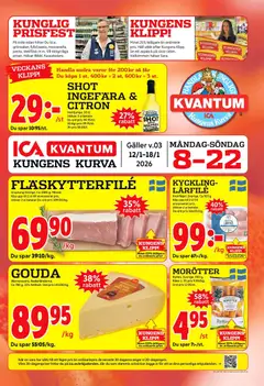 ICA Kvantum - Kungens Kurva - Förhandsvisning av reklamblad från butik ICA Kvantum aktuell från 12.01.2026