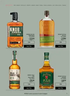 Anteprima del volantino Metro Spirits Collection catalogo valido a partire dal 06.11.2025 | Pagina: 7 | Prodotti: Vodka, Whisky, Rum, Tequila