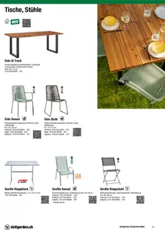 DO IT+GARDEN MIGROS Aktionen Gartenmöbel ab 26.02.2024 | Seite: 10 | Produkte: Tisch, Sessel, Stuhl