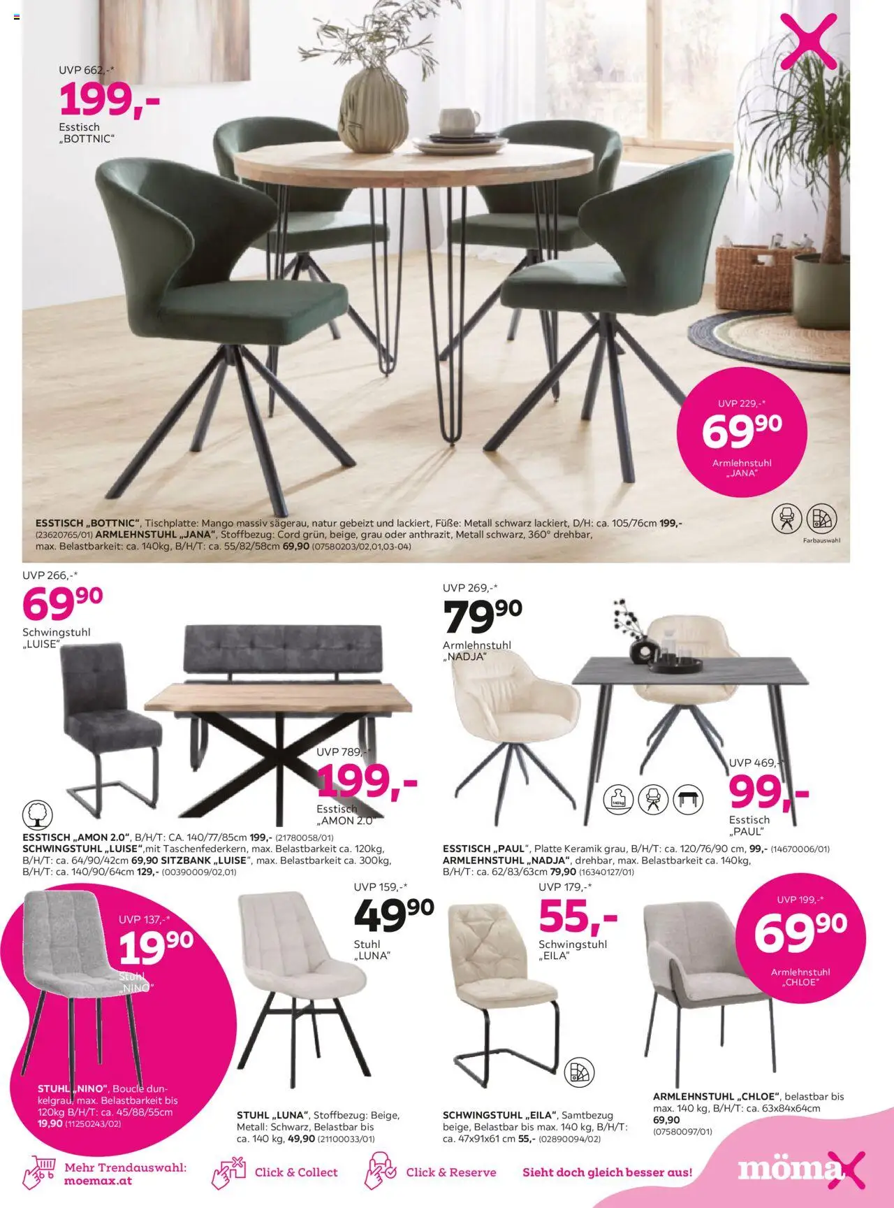 Mömax Prospekt aktuell gültig ab 09.09.2025 | Seite: 9 | Produkte: Mango, Stuhl