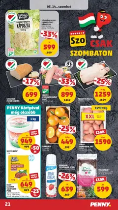 PIROS BURGONYA XXL*, zsákos 10 kg, 159 Ft/kg - amely érvényes a következő dátumtól: 12.03.2026 | Oldal: 27