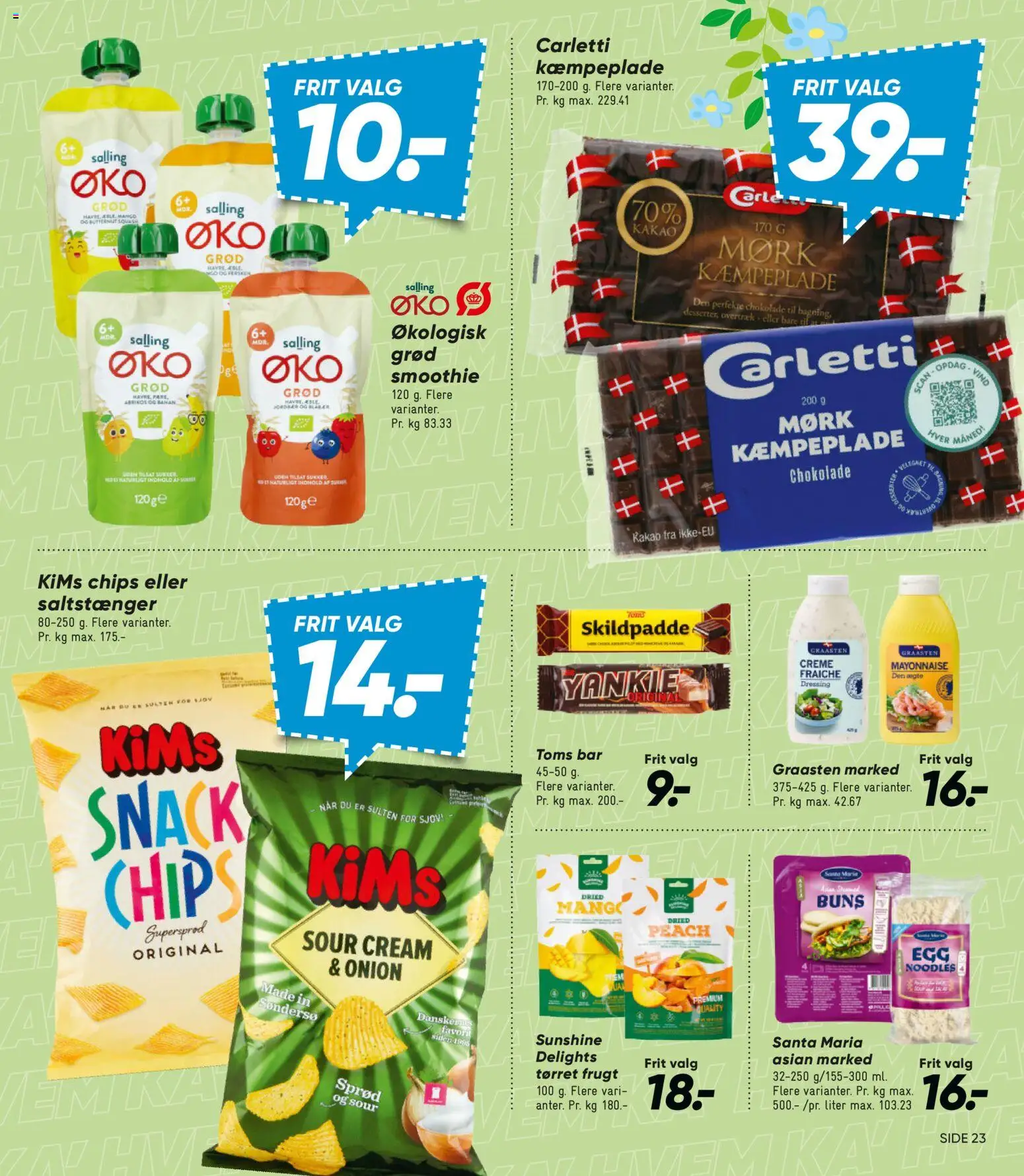 Bilka tilbudsavis – gyldig fra 24.04.2026 | Side: 37 | Produkter: Chips, Dressing, Saltstænger, Smoothie