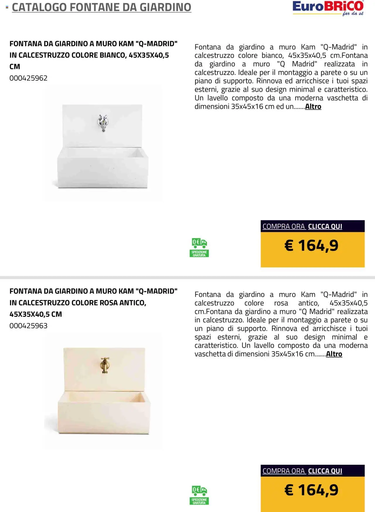 Volantino Eurobrico del 23.07.2025 | Pagina: 15 | Prodotti: Lavello