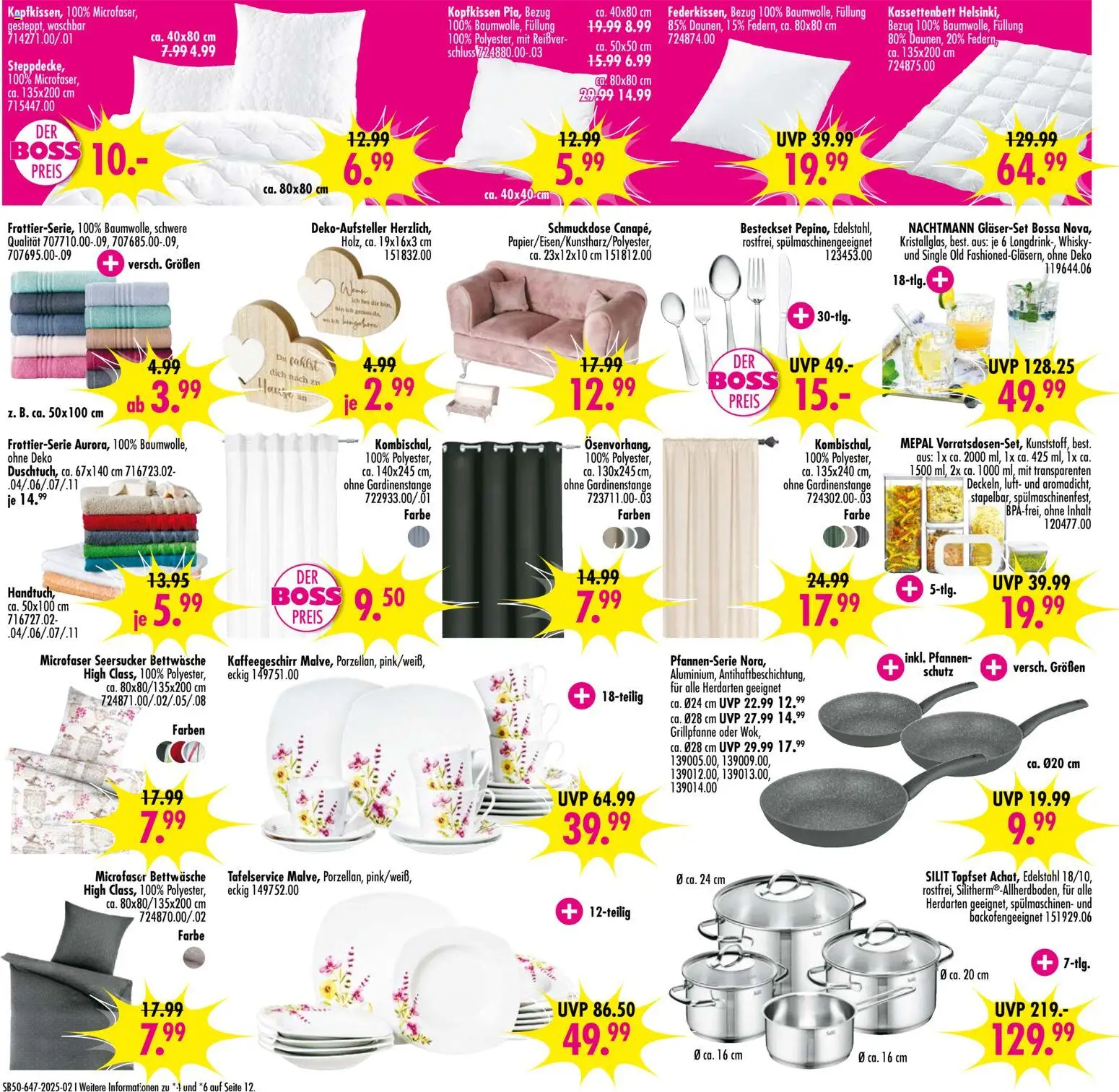 SB Möbel Boss Prospekt Neubrandenburg	 – gültig ab 06.12.2025 | Seite: 2 | Produkte: Whisky, Bettwäsche, Kopfkissen