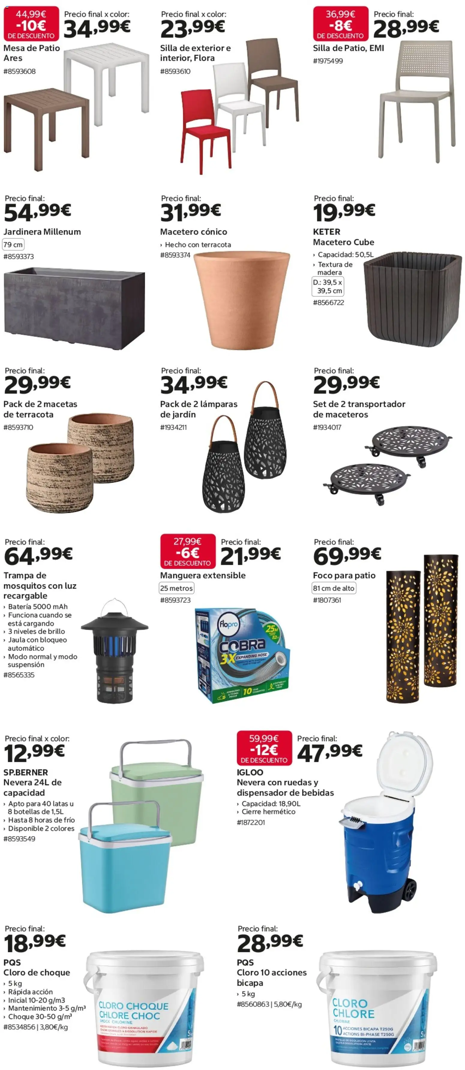 Costco catálogo │ válido desde el 18.04.2026 | Página: 2 | Productos: Macetero, Nevera, Mesa, Απορρυπαντικό ρούχων σε σκόνη