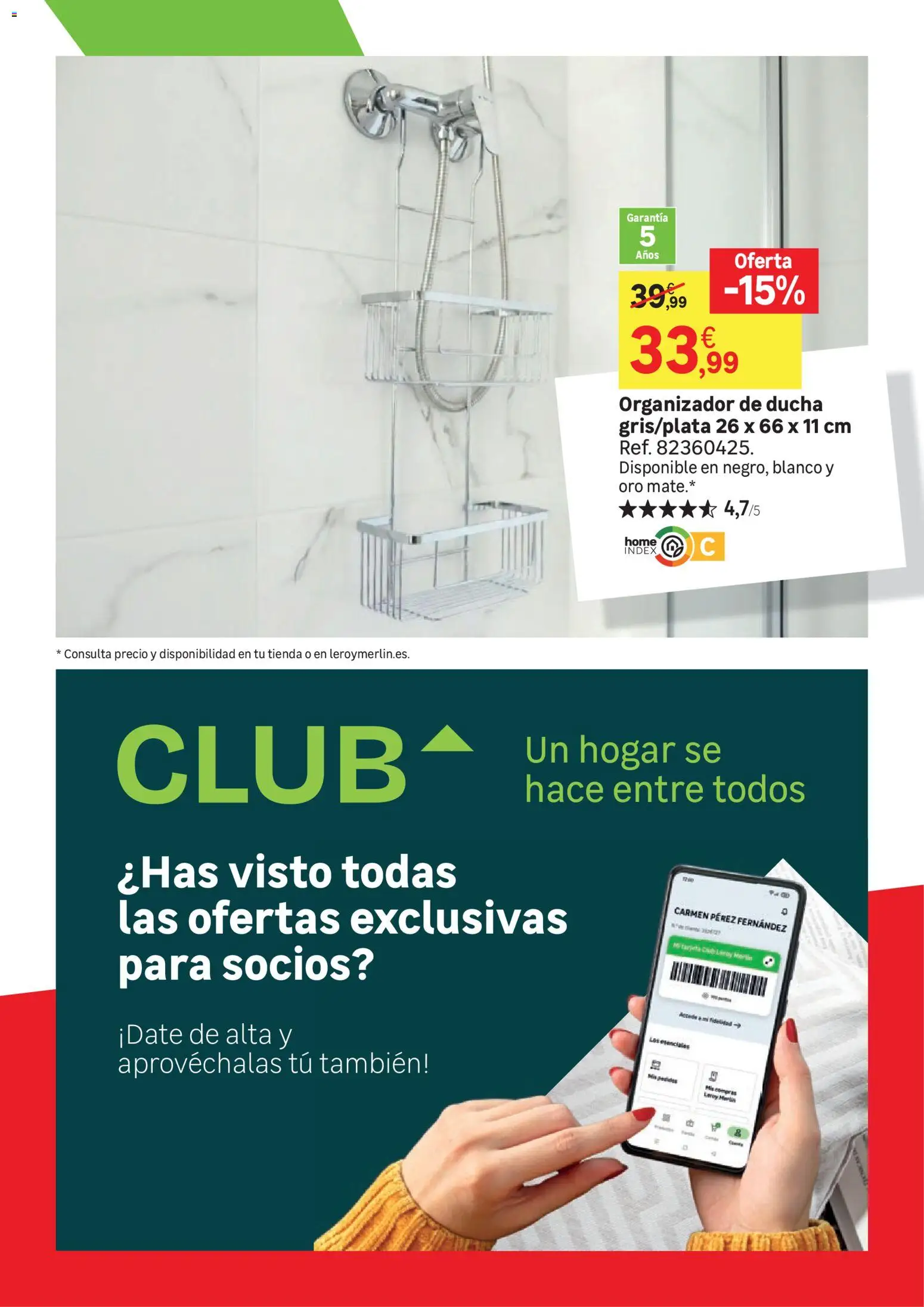Leroy Merlin catálogo │ válido desde el 03.02.2026 | Página: 29 | Productos: Organizador, Ducha