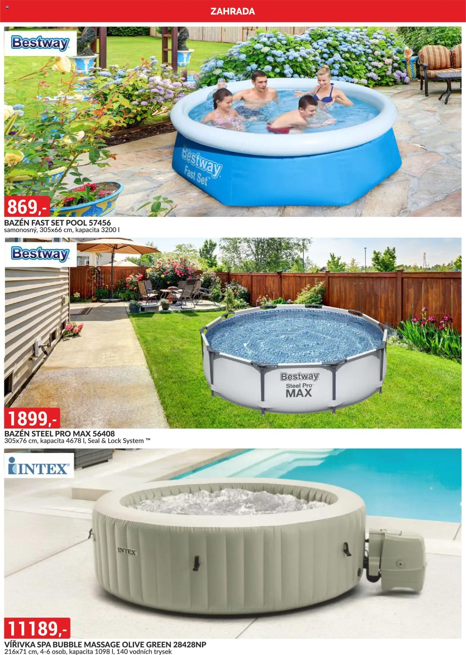 BAUMAX leták od 01.03.2026 | Strana: 14 | Produkty: Zahrada, Bazén, Vířivka