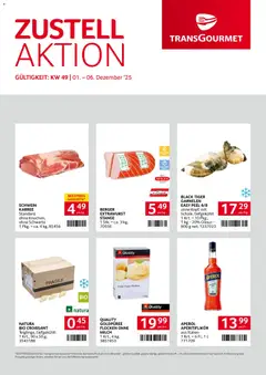Transgourmet Zustellaktion ab 01.12.2025 gültig